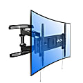 Loctek R2 Articulating Wall Mount For 32 - 70" Flat-Panel TVs, 15.5"H x 28"W x 22.1"D, Black 1 thumbnail image