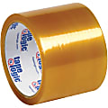 Partners Brand Natural Rubber Carton Sealing Tape, 2.3 Mil, 2" x 55 Yd., Clear, Case Of 6
