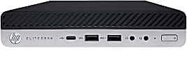HP EliteDesk 800G4 Mini Refurbished Desktop PC, Intel® i5, 8GB Memory, 256GB Solid State Drive, Windows® 10 Pro