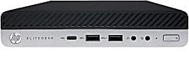 HP EliteDesk 800G4 Mini Refurbished Desktop PC, Intel® i5, 8GB Memory, 256GB Solid State Drive, Windows® 10 Pro 1 thumbnail image