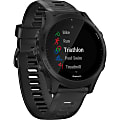 Garmin Forerunner 945 GPS Watch - Wrist - Bluetooth - Wireless LAN - GPS - 336 Hour - Round - Black - Glass