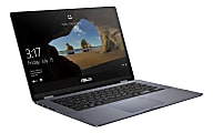 ASUS® VivoBook Flip TP412FA-OS31T Laptop, 14" Full HD Touch Screen, Intel® Core™ i3-8145U, 4GB Memory, 128GB Solid State Drive, Windows® 10 Home in S mode