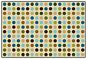 Carpets for Kids® KID$Value Rugs™ Microdots Decorative Rug, 4' x 6', Tan