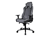 Arozzi Vernazza Vento - Chair - ergonomic - armrests - T-shaped - tilt - swivel - soft fabric - ash 1 thumbnail image
