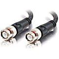 C2G 25ft 75 Ohm BNC Cable - BNC Male - BNC Male - 25ft - Black 1 thumbnail image