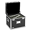 Vaultz® Locking Letter/Legal File Chest, 12 3/8"H x 17 5/8"W x 14"D, Black 1 thumbnail image