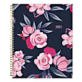 Blue Sky™ Weekly/Monthly Planning Calendar, 8-1/2" x 11", Mimi Pink Frosted, January To December 2023, 137264