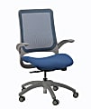 Eurotech Hawk Mesh Mid-Back Task Chair, Blue/Gray 1 thumbnail image