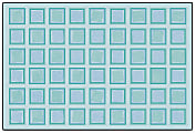 Carpets For Kids® KID$Value Rugs™ Squared Decorative Rug, 4' x 6', Blue 1 thumbnail image