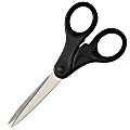 Fiskars® Eco Works® Scissors With 100% Recycled Plastic Handle, 7" Straight, Pointed, Black