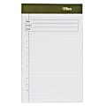 TOPS™ Docket Gold™ Premium Writing Pads, 5" x 8", Narrow Ruled, 40 Sheets, White, Pack Of 6 Pads