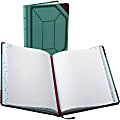 Boorum & Pease Boorum 150-page 37 3/8 Series Acct Book - 150 Sheet(s) - Thread Sewn - 7.62" x 9.62" Sheet Size - White Sheet(s) - Blue, Red Cover - 1 Each