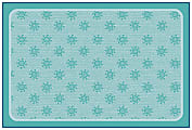 Carpets for Kids® KID$Value Rugs™ Sunshine Flowers Decorative Rug, 3' x 4'6", Blue 1 thumbnail image