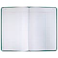 Boorum & Pease® Canvas Account Book, Journal, 16 Lb., 12 1/8" x 7 5/8", 300 Pages, Blue