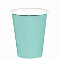 Amscan 68015 Solid Paper Cups, 9 Oz, Robin's Egg Blue, 20 Cups Per Pack, Case Of 6 Packs