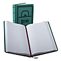 Boorum & Pease® Canvas Account Book, Record, 16 Lb., 12 1/8" x 7 5/8", 500 Pages, Blue 1 thumbnail image