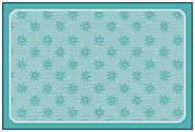 Carpets for Kids® KID$Value Rugs™ Sunshine Flowers Decorative Rug, 4' x 6', Blue