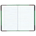 Boorum & Pease® Canvas Miniature Account Book, Record, 20 Lb., 9 1/2" x 6", 200 Pages, Blue