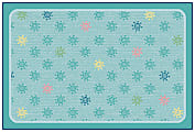 Carpets for Kids® KID$Value Rugs™ Sunshine Flowers Activity Rug, 3' x 4'6", Multicolor