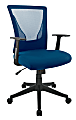 Realspace® Radley Mesh/Fabric Mid-Back Task Chair, Rich Blue, BIFMA Compliant