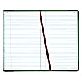 Boorum & Pease® Canvas Account Book, Record, 16 Lb., 12 1/2" x 7 5/8", 300 Pages, Blue