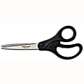 Fiskars® Eco Works® Scissors With 100% Recycled Plastic Handle, 8" Straight, Pointed, Black 1 thumbnail image
