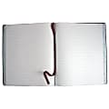 Boorum & Pease Black Sides Cover Columnar Book, 12 1/4" x 10 1/8", Faint Ruled, 150 Sheets