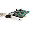 StarTech.com 1000 Mbps Gigabit Ethernet Multi Mode SC Fiber PCI Express Card - 550m - PCI Express - 1 x SC - 1000Base-FX - Internal 1 thumbnail image