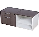 Boss Office Products Simple System 48"W Side Cabinet, Driftwood