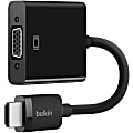 Belkin HDMI to VGA Video Adapter Converter with Audio - 1920x1080 - HDMI/USB/VGA/mini-phone A/V Cable  - AV10170BT 1 thumbnail image
