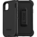 OtterBox Defender Carrying Case (Holster) Apple iPhone 11 Smartphone - Black - Dirt Resistant Port, Dust Resistant Port, Lint Resistant Port, Ant 1 thumbnail image