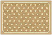 Carpets for Kids® KID$Value Rugs™ Super Stars Decorative Rug, 3' x 4'6", Brown