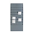 Steelmaster® Time Card/Ticket Message Rack, Gray 1 thumbnail image