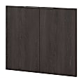 kathy ireland® Office by Bush Business Furniture Atria Door Kit For 5 Shelf Bookcase, Charcoal Gray, Standard Delivery