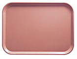 Cambro Camtray Rectangular Serving Trays, 14" x 18", Blush, Pack Of 12 Trays