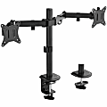 SIIG Articulating Dual Monitor Desk Mount - 13" to 27" - Adjustable - 2 Display(s) Supported - 13" to 27" Screen Support - CEMT0Q11S1 1 thumbnail image