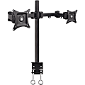 SIIG Articulating Dual Monitor Desk Mount - 13" to 27" - Adjustable - 2 Display(s) Supported - 13" to 27" Screen Support - CEMT0Q11S1 1 thumbnail image