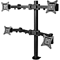 Articulating Quad Monitor Desk Mount - 13" to 27" - VESA 75x75mm and 100x100mm Patterns - 22lb Load Capacity