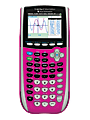Texas Instruments® TI-84 Silver Edition Color Graphing Calculator, Pink