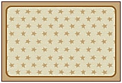 Carpets for Kids® KID$Value Rugs™ Super Stars Decorative Rug, 3' x 4'6", Tan