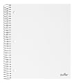 Office Depot® Brand Stellar Poly Notebook, 8" x 10-1/2", 3 Subject, Wide Ruled, 150 Sheets, White