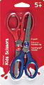SchoolWorks® Value Smart Scissors, 5", Pointed, Assorted Colors, Pack Of 2 1 thumbnail image