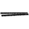 Barker Creek Scalloped-Edge Border Strips, 2 1/4" x 36", Happy Black, Pre-K To College, Pack Of 26