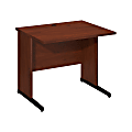 Bush Business Furniture Components Elite C Leg Desk 36"W x 30"D, Hansen Cherry, Premium Installation