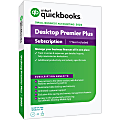 Intuit® QuickBooks® Desktop Premier Plus, 2022, 1-Year Subscription, For Windows®, Disc/Download