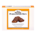 See's Awesome Peanut Brittle Bars, 8 oz, 8 bars Per Pack, Set Of 2 Packs