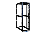 Tripp Lite 48U 4-Post Open Frame Rack Cabinet Square Holes 3000lb Capacity - Rack open frame - 4-post - black - 48U - 19" 1 thumbnail image