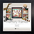 Timeless Frames® Regal Line Frame, 12”H x 12”W x 1”D, Black