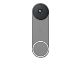 Google Nest 2nd gen - Smart doorbell - with camera - wired - wireless - 802.11a/b/g/n/ac, Bluetooth LE - 2.4 Ghz, 5 GHz - ash
