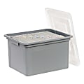 Iris® 32 Qt Plastic Letter Sized File Box